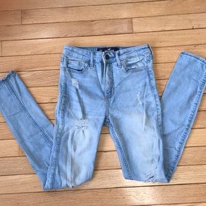 2 for $20 Hollister High rise super skinny jeans